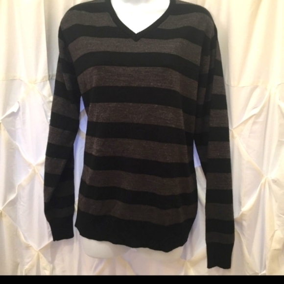 Paper Denim & Cloth Striped Pullover Sweater - Picture 3 of 6